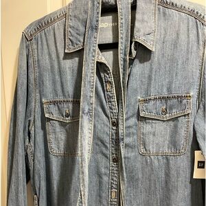 Gap denim dress size XL NWT